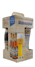 Pack 3 Weihenstephaner Hefe Weissbier 1 Vaso